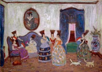 Pedro Figari Las siete hermanas Norge oil painting art
